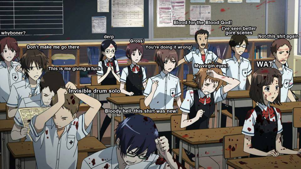 Anime where students kill each other